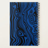 Abstrakt Blue Waves Planer - Farbe auswählen (Rückseite)