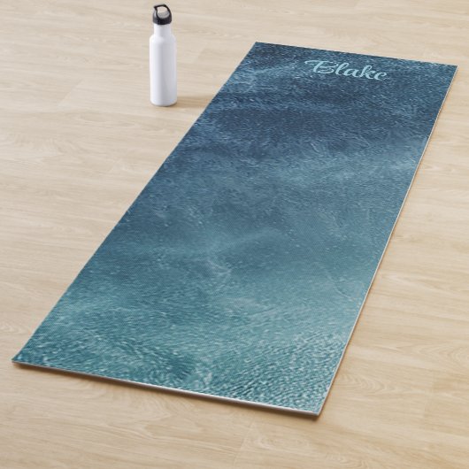 Abstrakt Blue Yoga Mat Yogamatte (Beispiel)