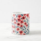 Abstrakt: Blühendes Vintages Muster. Kaffeetasse (Mittel)