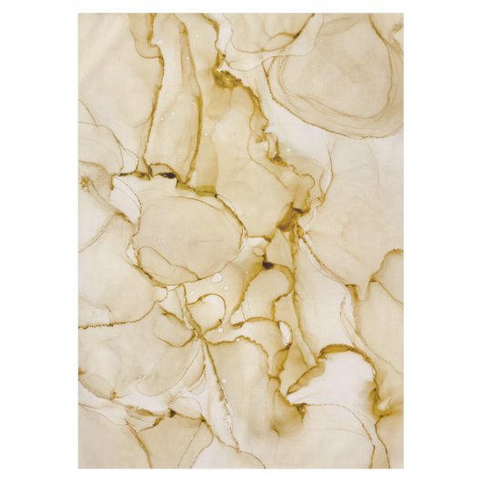 Abstrakt Boho Beige Tablecloth Tischdecke (Vorderseite)