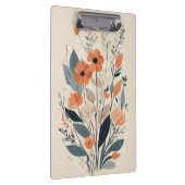 Abstrakt Boho Floral Klemmbrett (Rechts)