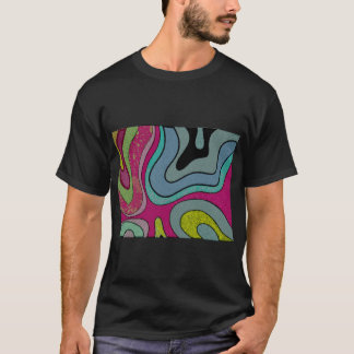 Abstrakt Boho Fluid Style T-Shirt