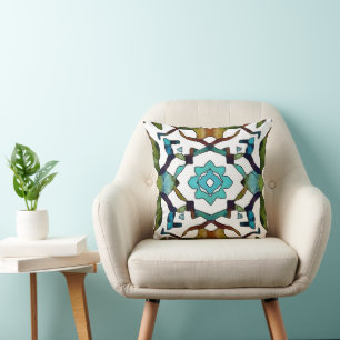 Abstrakt-Boho-geometrisches Design 304 Kissen
