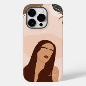 Abstrakt Boho Illustration , Boho Chic Case- Case-Mate iPhone Hülle (Rückseite)