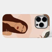 Abstrakt Boho Illustration , Boho Chic Case- Case-Mate iPhone Hülle (Rückseite (Horizontal))