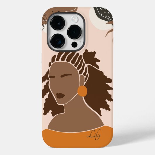 Abstrakt Boho Illustration , Boho Chic Case-Mate iPhone Hülle (Rückseite)