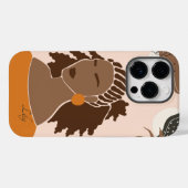 Abstrakt Boho Illustration , Boho Chic Case-Mate iPhone Hülle (Rückseite (Horizontal))