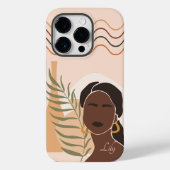 Abstrakt Boho Illustration , Boho Chic Case-Mate iPhone Hülle (Rückseite)