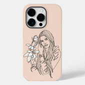 Abstrakt Boho Illustration , Boho Chic Case-Mate iPhone Hülle (Rückseite)