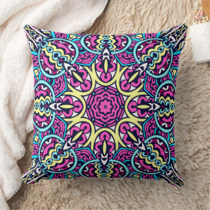 Abstrakt Boho Mandala Pattern Kissen