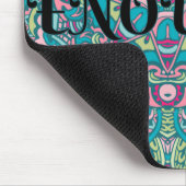 Abstrakt Boho Mandala Sie sind genug Bejahung Mousepad (Ecke)