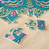 Abstrakt Boho Mandala Sie sind genug Bejahung Puzzle (Seite)