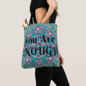 Abstrakt Boho Mandala Sie sind genug Bejahung Tasche (Von Nahem)