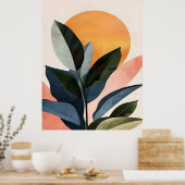 Abstrakt Boho Moderne Clip Art Printable Bundle - Poster (Küche)