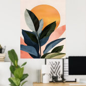 Abstrakt Boho Moderne Clip Art Printable Bundle - Poster (Heimbüro)