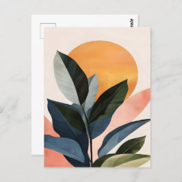 Abstrakt Boho Moderne Clip Art Printable Bundle - Postkarte