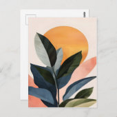 Abstrakt Boho Moderne Clip Art Printable Bundle - Postkarte (Vorne/Hinten)