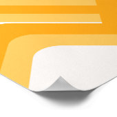 Abstrakt Boho Retro Landschaft Poster (Ecke)