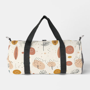 Abstrakt Boho Retro Moderne Sammlung Duffle Bag