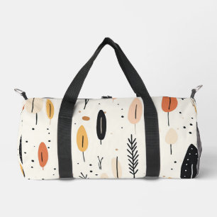 Abstrakt Boho Retro Trendy Collection Duffle Bag