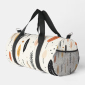 Abstrakt Boho Retro Trendy Collection Duffle Bag (Rechte Ecke)