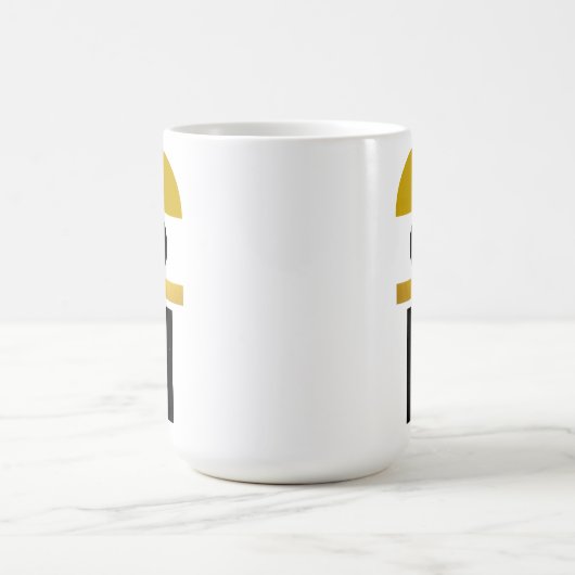 Abstrakt Boho Shapes modern Kaffeetasse (Mittel)