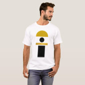Abstrakt Boho Shapes modern T-Shirt (Vorne ganz)