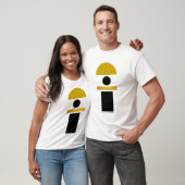 Abstrakt Boho Shapes modern T-Shirt (Unisex)