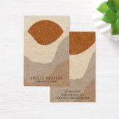 Abstrakt Boho Terracotta Sand Juwelierring (Schreibtisch)