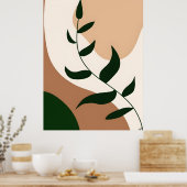 Abstrakt Boho und Moderne Clip Art Printable 2026 Poster (Küche)