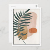Abstrakt Boho und Moderne Clip Art Printable 2026 Postkarte (Vorne/Hinten)