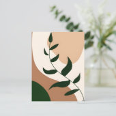 Abstrakt Boho und Moderne Clip Art Printable 2026 Postkarte (Stehend Vorderseite)