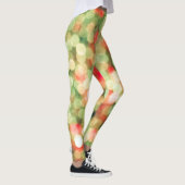 Abstrakt Bokeh: Bunte Hintergrundmagie Leggings (Rechts)