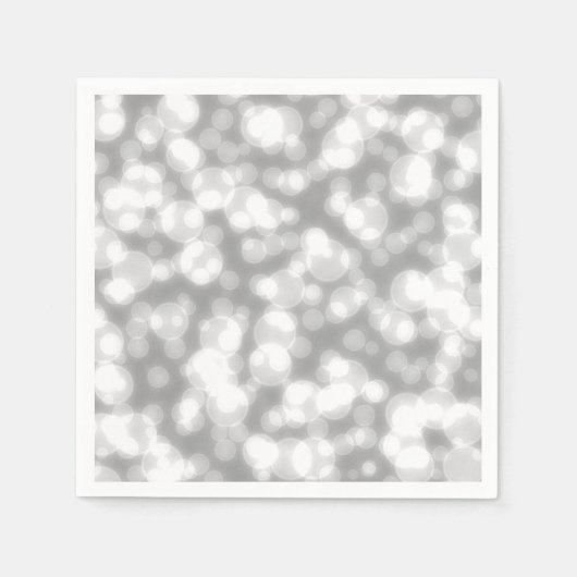 Abstrakt Bokeh Hintergrund Napkins Serviette (Vorderseite)