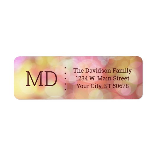 Abstrakt Bokeh Style (Vorne)