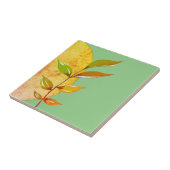 Abstrakt botanisch auf grün fliese (Seite)