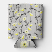 Abstrakt Botanisch: Design Bio Blätter Dosenkühler (Vorderseite)