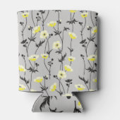 Abstrakt Botanisch: Design Bio Blätter Dosenkühler (Rückseite)