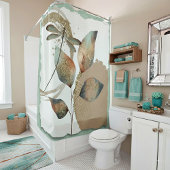 Abstrakt botanisch duschvorhang