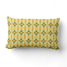 Abstrakt Botanische Kunst Lemon Gelb