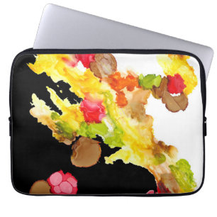 "Abstrakt Bouquet" Wasserfeste Notebookhülle Laptopschutzhülle