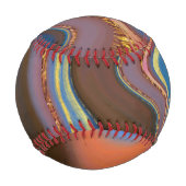 abstrakt braun baseball (Rückseite)