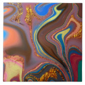 abstrakt braun fliese (Vorderseite)