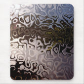 Abstrakt-braun, grau, weißes Mousepad (Vorne)