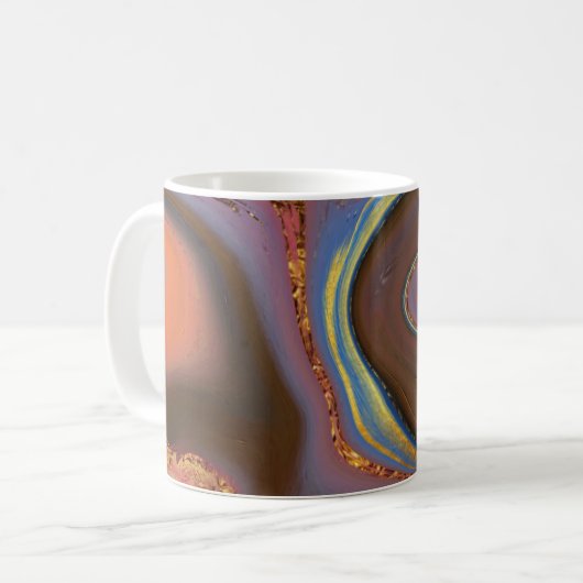 abstrakt braun kaffeetasse (Vorderseite Links)