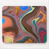 abstrakt braun mousepad (Vorne)