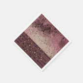 Abstrakt, braun, rosa, rosa, rosa serviette (Ecke)