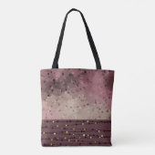 Abstrakt, braun, rosa, rosa, rosa tasche (Rückseite)
