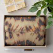 Abstrakt-braun-schwarze Textur-Chic-TortoiseShell Seidenpapier (Geschenk)