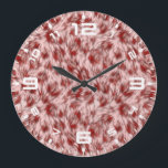 Abstrakt-braune Fabric Pelz Hintergrund-24602 Große Wanduhr<br><div class="desc">Abstrakt-braune Fabric Pelz Hintergrund-24602</div>